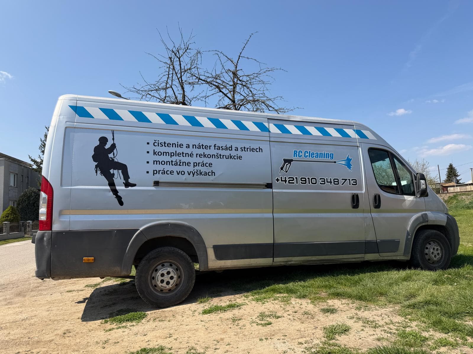 RC Cleaning dodávka — kontakt +421 910 348 713
