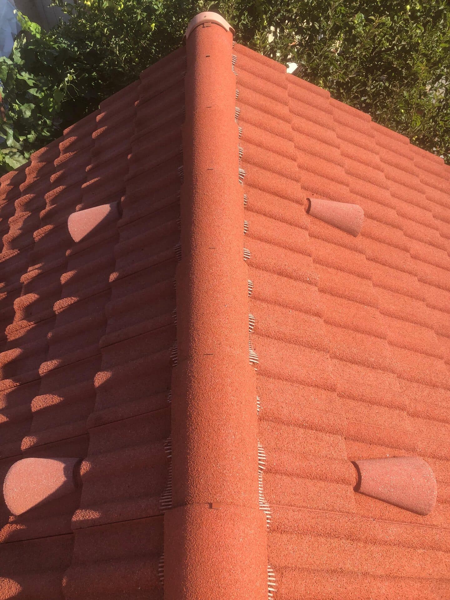 Čistenie strešnej krytiny — po